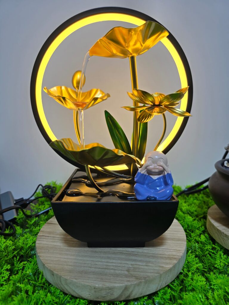 Fuente de Agua con Luz LED