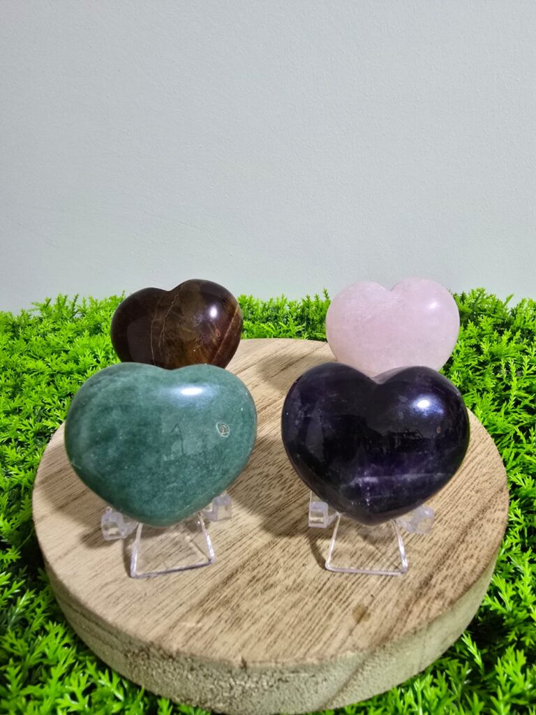 Corazón de Cuarzo Natural